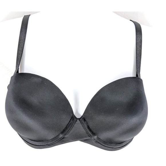 Maidenform Bra Sz 34D Love My Lift Push Up Multi Way Strapless Black - Picture 1 of 8